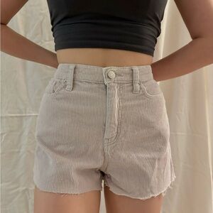 reworked corduroy BDG shorts